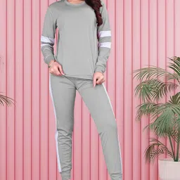 de trendz Colorblock Women Track Suit-picture-12