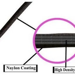 axwee LUGGAGE ROPE BLACK PACK OF 5 Black image 2