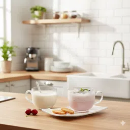 zashvi Pack of 1 Glass 140ML TEA ROUND CUPAY-picture-13