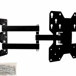 merugni Heavy Duty Wall selves Stand for 23 to 43 inch LED/LCD TV (Black) Iron Wall Shelf-picture-21