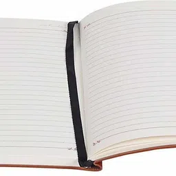 jhingalala Soft Leather Finish Executive Diary Notebook with Elastic Closure, 80 GSM A5 Notebook Ruled 224 Pages image 3