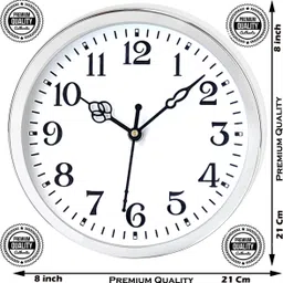 mateswari ventures Analog 21 cm X 21 cm Wall Clock image 3