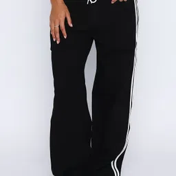 dockstreet Women Solid White Track Pants-picture-20