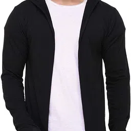 trendolo Men Straight Full Sleeve Black Shrug-picture-25