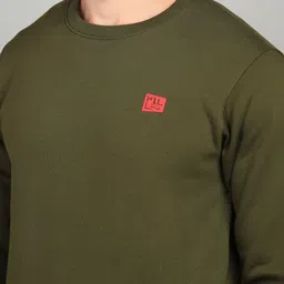 killer Men Full Sleeve Solid Sweatshirt image 5