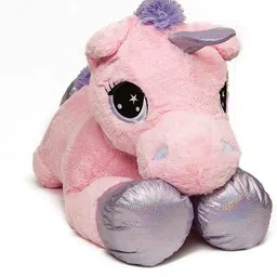 Big Size Funny Unicorn Stuffed Animal Plush Toy - 100 cm (Pink, Blue) - 90 cm-image-17