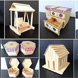 orrish 200 Piece Natural Wooden Ice Cream Sticks image 4