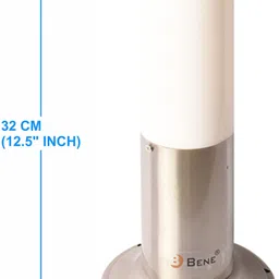 bene Benjamin Bollard 32 cm (Milky, SS, Pack of 4) Post Light Outdoor Lamp image 2