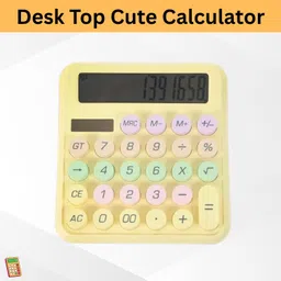 guggu Desktop Cute Calculator, 12-Digit Large Display With Aesthetic Candy ColorK254 Desktop Cute Calculator, 12-Digit Large Display With Aesthetic Candy ColorW254 Basic Calculator-picture-35