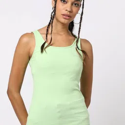 GAP Women Slim Fit Round Neck Tank Tops-image-28