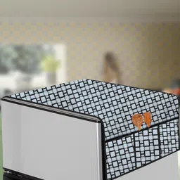 The Furnishing Tree Grey Plastic Refrigerator Cover-picture-14