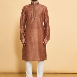 Arihant Rai Sinha Floral Printed Mandarin Collar Straight Kurta With Churidar-picture-32