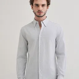 Banana Club Men Classic Pinstripes Striped Casual Shirt-picture-34