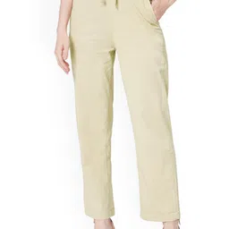 Kraus Jeans Women Relaxed Loose Fit High-Rise Cotton Trouser-picture-33