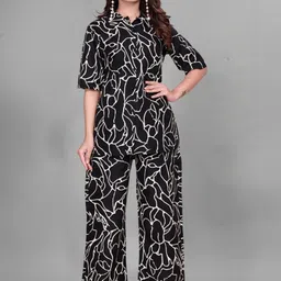 VenderVilla Printed Shirt Collar Shirt With Printed Trousers Co-Ords-picture-28