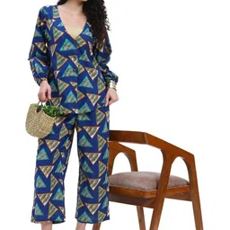 GLSGM Printed Pure Cotton Top With Trousers Co-Ords-picture-20