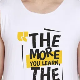 Woostro Pack Of 2 Printed Cotton Gym Innerwear Vests RS26 CMB (98 NAVY) (MORE WHITE) image 5