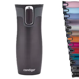 Contigo Black Single Stainless Steel Printed Double Wall Vacuum Water Bottle-image-87