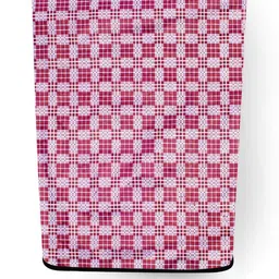 The Furnishing Tree Washing Machine Cover Checkered Pattern Magenta Compatible for Whirlpool 7.5 Kg image 5