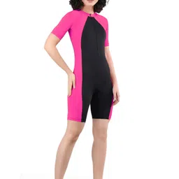 Fiesta Clara Women Colourblocked Swimming Legsuit image 3