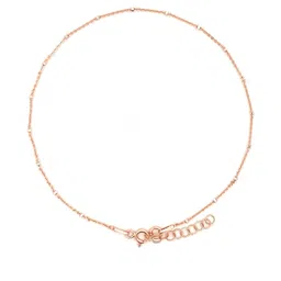 EZURR Rose Gold-Plated Tiny Link Anklet-picture-26