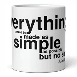 Mr UVD White & Black Typography Printed Ceramic Mug 350 ml image 3