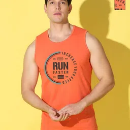 WOOSTRO Men Pack Of 2 Typography Printed Cotton Raw Edge Slim Fit T-shirt-image-46