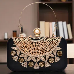 FOR THE BEAUTIFUL YOU Embroidered Box Clutch-image-78