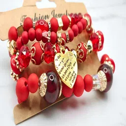 SAPRAA TRENDS Women Gold-Plated Plastic Bracelet image 2