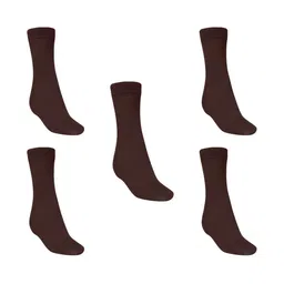 MUKHAKSH Girls Pack Of 5 Calf Length Socks-picture-42