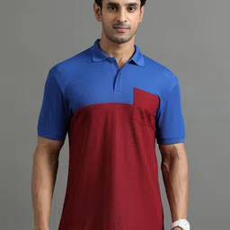 ECOLINE Clothing Men Antimicrobial Colourblocked Polo Collar T-shirt-picture-38