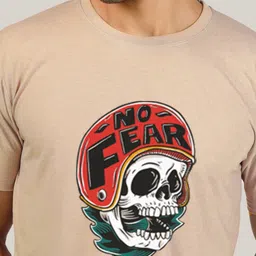 Greylongg Men Graphic Printed Round Neck T-Shirt image 2