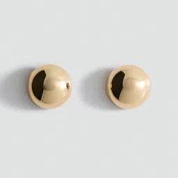 MANGO Circular Studs Earrings-picture-25