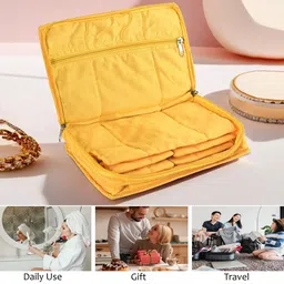 Kuber Industries Yellow & Green 4 Pieces Jewellery Organisers image 4