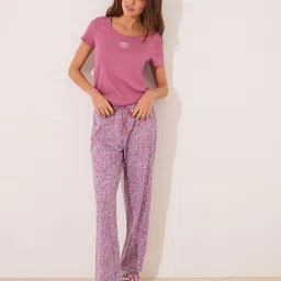 women'secret Women Floral Printed Pyjamas Set image 5