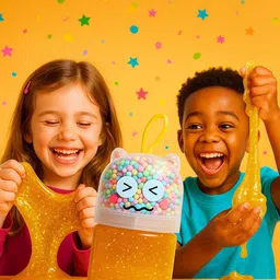 Kalra Magic Non Toxic Clear Crystal Slime Soft Jelly Clay Putty Mud Stress Relief Toy-picture-17