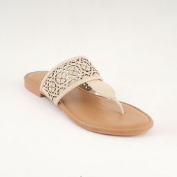 Anouk Women Laser Cuts T-Strap Flats-picture-7