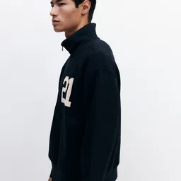 H&M Loose Fit Zip-Top Sweatshirt image 4