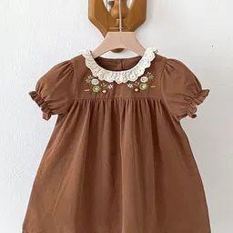 LULU & SKY Puff Sleeve A-Line Dress-picture-26