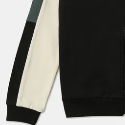 R&B Boys Colourblocked Bomber with Patchwork Jacket image 4