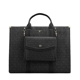 Da Milano Women Typography Structured Leather Handheld Bag with Pouch-picture-48