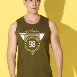 WOOSTRO Pack of 2 Printed Combed Cotton Innerwear Vests with Intelliease Technology image 2