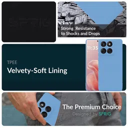 SPRIG Solid Printed Bumper Case Mobile Accessories image 2