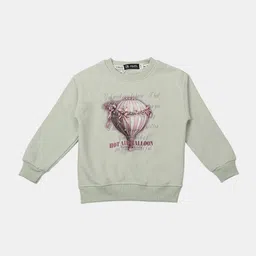 Albion By CnM Girls Graphic Printed Sweatshirt-image-42