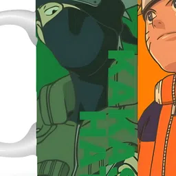 Mr UVD White & Green Cartoon Characters Printed Ceramic Glossy Mug 350 ml-picture-28