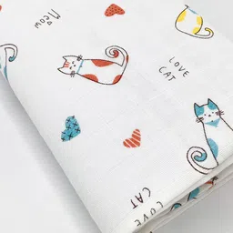 BAESD Kids Pack of 2 Pure Cotton Printed Swaddles image 4