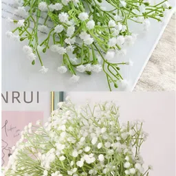 Art Street White 3 Pieces Gypsophilia Artificial Flower image 4