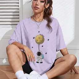 TOGS & TERRE Women Typography Printed Organic Cotton T-shirt-picture-39