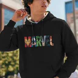 MaverIQ Men Printed Hooded Sweatshirt-image-63