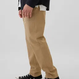 GAP Men Textured Tapered Fit Trousers image 3